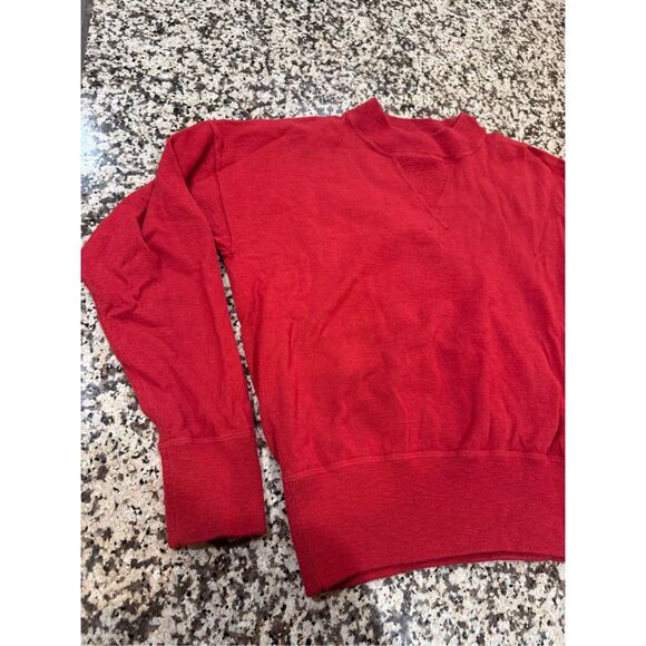 Madewell red mock neck pullover sweater size medium - Picture 2 of 7